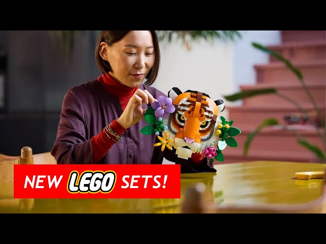Vídeo relacionado con LEGO Art Colección Fauna: Tigre - Maqueta 3D para Adultos con Decoración Floral de Botanical - Decoración para el Hogar y Oficina - Cuadro de Tigre - Regalo para Mujeres y Hombres 31217