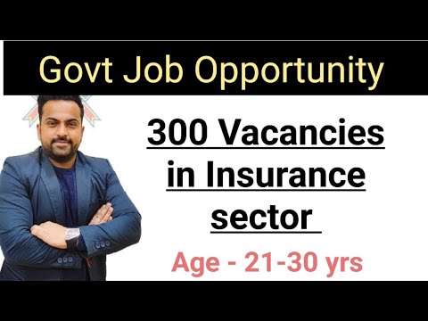 300 Vacancies ðŸ‘‰Insurance Sector || Graduate Can apply || Full details