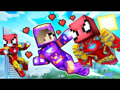 FAKİRİN DEMİR ADAM AİLESİ OLDU! 🤖- Minecraft