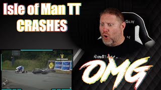 AMERICAN REACTS to Isle of Man TT CRASH COMPILATION