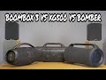 JBL BOOMBOX 3 VS SONY XG500 VS XIAOMI BOMBER "BIG BASS SPEAKERS ?"