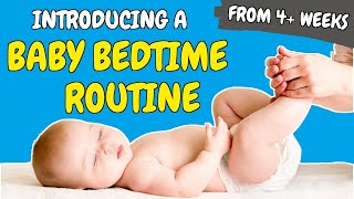 Baby Massage Bedtime Routine - How to introduce a baby bedtime routine