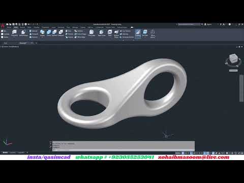 Draw a Simple 3d Model that looks Impossible in AutoCAD