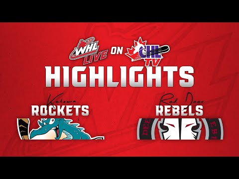 Kelowna Rockets at Red Deer Rebels 03/01 | WHL Highlights 2024-25