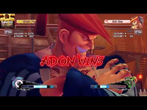 ULTRA STREET FIGHTER IV: RYU VS ADON (VULGAR) RANKED MATCH USF4