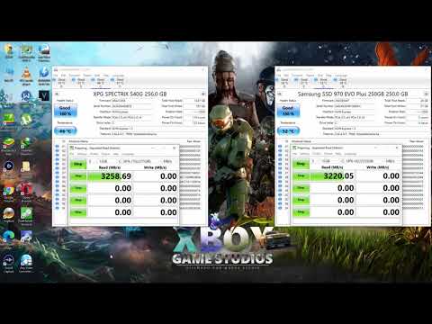 XPG SPECTRIX S40G 256GB NVME vs SAMSUNG SSD 970 EVO PLUS 250GB NVME (Comparison)