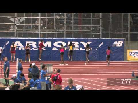 Girls 60m EE Heat 8 - New Balance Nationals Indoor 2013
