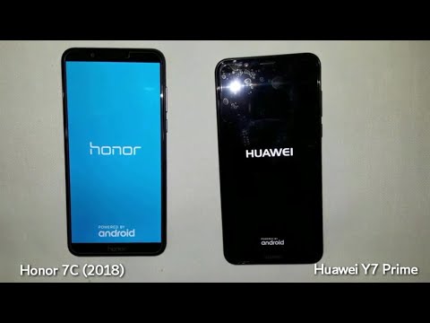 Huawei Y7 Prime (2018) vs Honor 7C (2018) Speed Test
