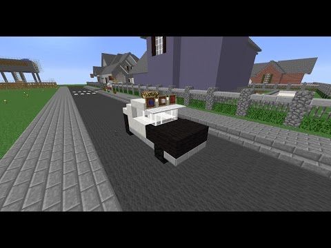 How to Build a Cop Car in Minecraft