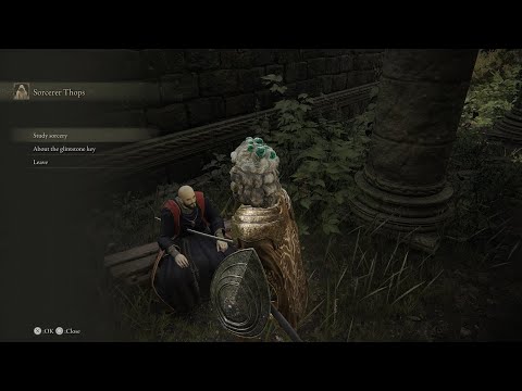 Sorcerer Thops Quest - Academy Glintstone Key - Erudition Emote - Elden Ring