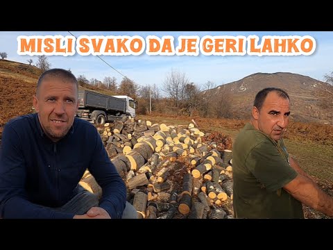 GERA radi punom parom, idu drva i u zimskim danima! Nema odmora, ne smije da fali kad Gera navali!