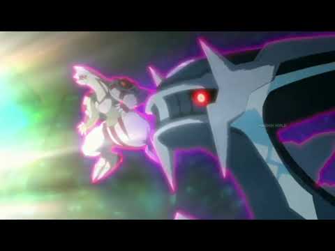 Latios Latias and Rayquaza Mega Evolves   Pokémon The Movie  Hoopa And The Clash HD