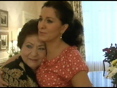 Virginia Zeani surprises Angela Gheorghiu in London