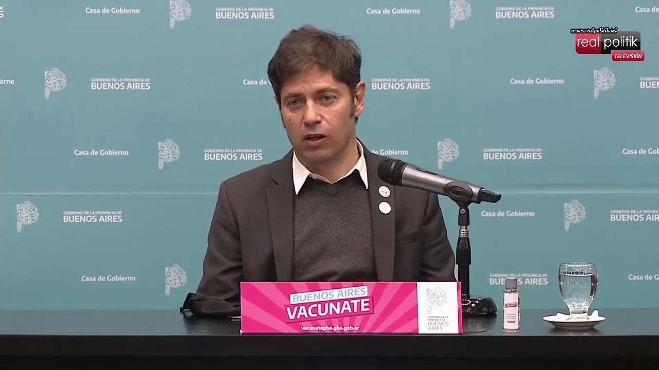 Kicillof anunció "vacunación libre" para todos los grupos prioritarios a partir del 30 de junio