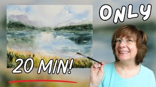 Paint This 20-minute Watercolor with the $2 Brush No One Knows About
