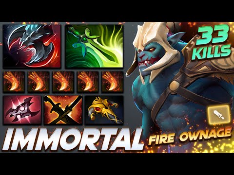 Huskar 33 Kills Fire Ownage - Dota 2 Pro Gameplay [Watch & Learn]