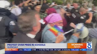Fights break out amid Glendale school board meetin