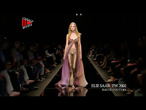 ELIE SAAB Haute Couture Fall Winter 2002 Paris 4K - Canale Moda