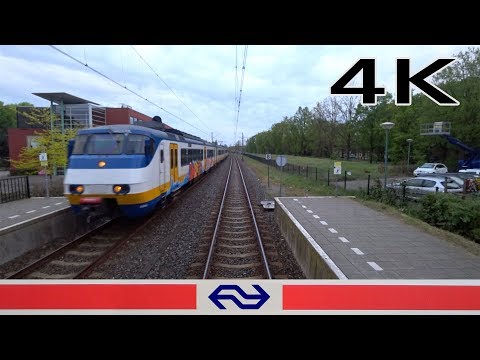 On slippery track 4K CABVIEW HOLLAND Rhenen - Breukelen SGM 27apr 2019