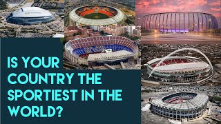 Top 15 Countries with the Most Stadiums | Cricket, track and field, Football