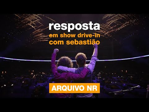 Nando e Sebastião Reis - "Resposta" no show Drive-In de São Paulo - Arquivo NR
