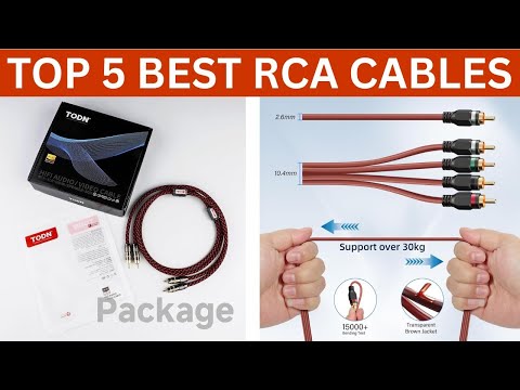 Top 5 Best RCA Cables | Best RCA Audio Cables for Home Theater, Car Audio & HiFi Systems 2025