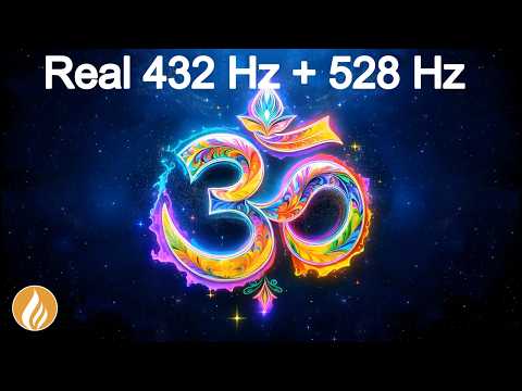 Real 432 Hz + 528 Hz Golden Ratio Frequency – Raise Your Vibration & Energy