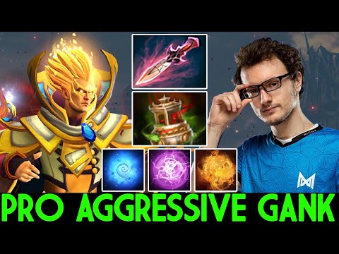 MIRACE [Invoker] When Pro Aggressive Gank with Witch Blade Dota 2