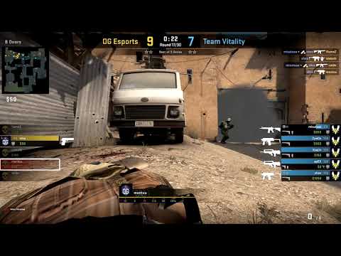 CSGO POV - OG.mantuu vs. Vitality on Dust2 - 29 kills