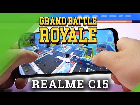 Grand Battle Royale Performance Test on Realme C15 – Gameplay / Gaming Checkup