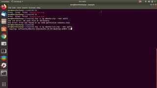 How to zip a file or folder in Linux