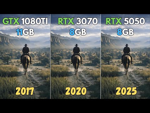 GTX 1080 TI vs RTX 3070 vs RTX 5050 | R7 9800X3D - Test in 9 Games – Which One Deserves Your Money?