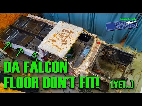 Fitting Falcon Floor Pan Into Ranchero First Attempt Episode 86 Manic Mechanic