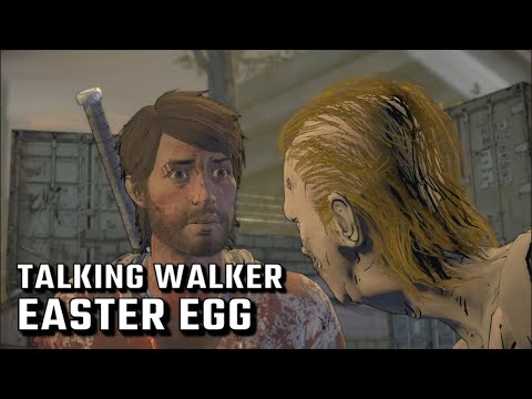 TALKING WALKER EASTER EGG In Telltale’s The Walking Dead Season 3 | Easter Eggs! (No Commentary)
