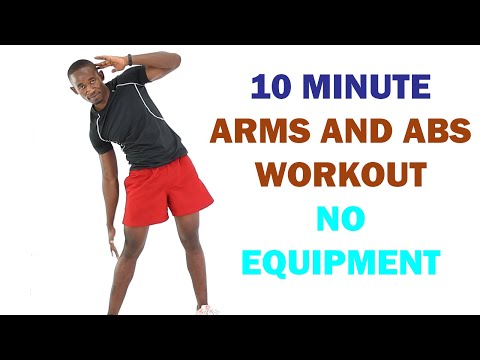 Learn 10 Minute Arms and Abs Workout No Equipment at Home Upper Body Toning Mind Luster