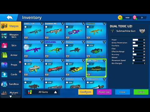 COPNROBBER INVENTORY REVEAL. (WEAPONS)