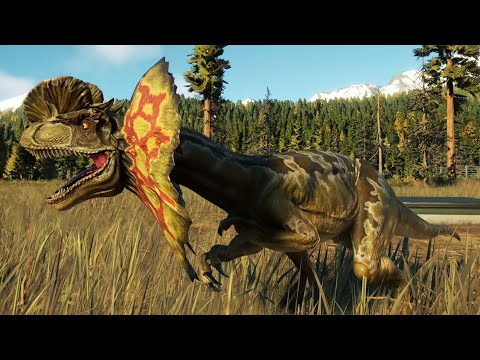 Jurassic World Evolution 2 - Dilophosaurus Gameplay (PS5 UHD) [4K60FPS]