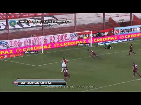 Gol Jorge Ortiz Argentinos Jrs 0-2 Lanús