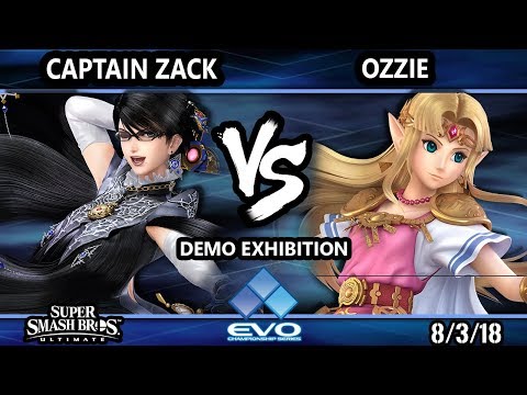 Evo Demo SSBU - Captain Zack (bayonetta) Vs. Ozzie (Zelda) Smash Ultimate