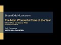The Most Wonderful Time Of The Year FULL ORCHESTRA Instrumental