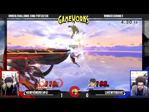 4G NFH|Nero (Bayonetta) Vs. NFH|LiveWithDave (Ryu) - WR3