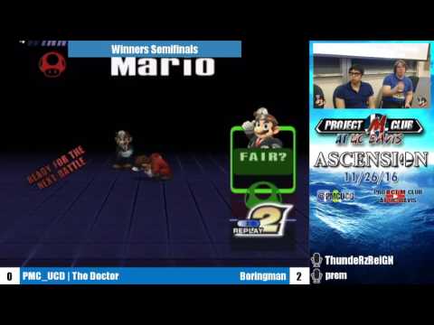 “Ascension 11/26/16” - The Doctor (Mario) v. Boringman (Mario) - Winners Semis