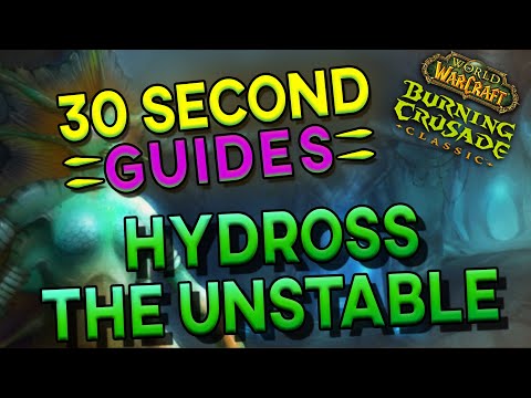 Hydross The Unstable - Serpentshrine Cavern - 30 Second Guides
