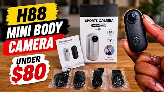 H88 1080P MINI BODY CAM QUICK UNBOXING & REVIEW | Tiny Thumb-Sized Camera