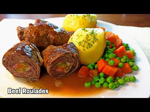 How to Cook Beef Rouladen  | Popular German Dish | Braised beef roll