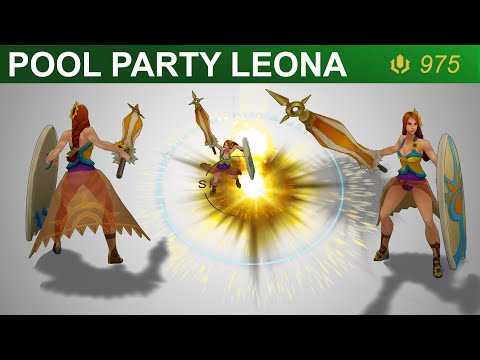 Pool Party Leona Skin Spotlight 2020 | SKingdom - League of Legends