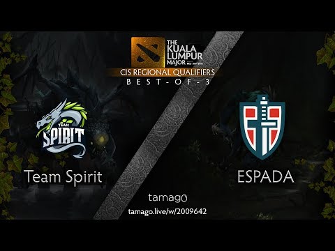 Team Spirit vs ESPADA Game 1 (Bo3) | The Kuala Lumpur Major Regional Qualifiers