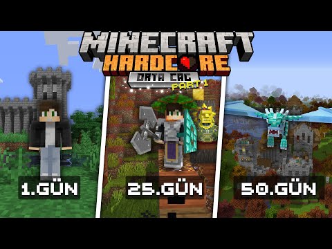 Vahşi Orta Çağ Dünyasında MİNECRAFT'TA 100 Günümü Geçirdim! İşte Olanlar.. Part 1