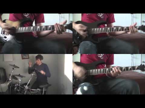 Escape by The Devil Wears Prada Dual Guitar and Drum Cover