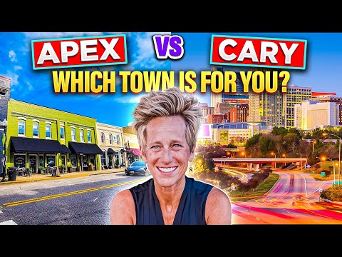 APEX vs CARY NC | MOVING to Raleigh NC | Which Town is Right For You?